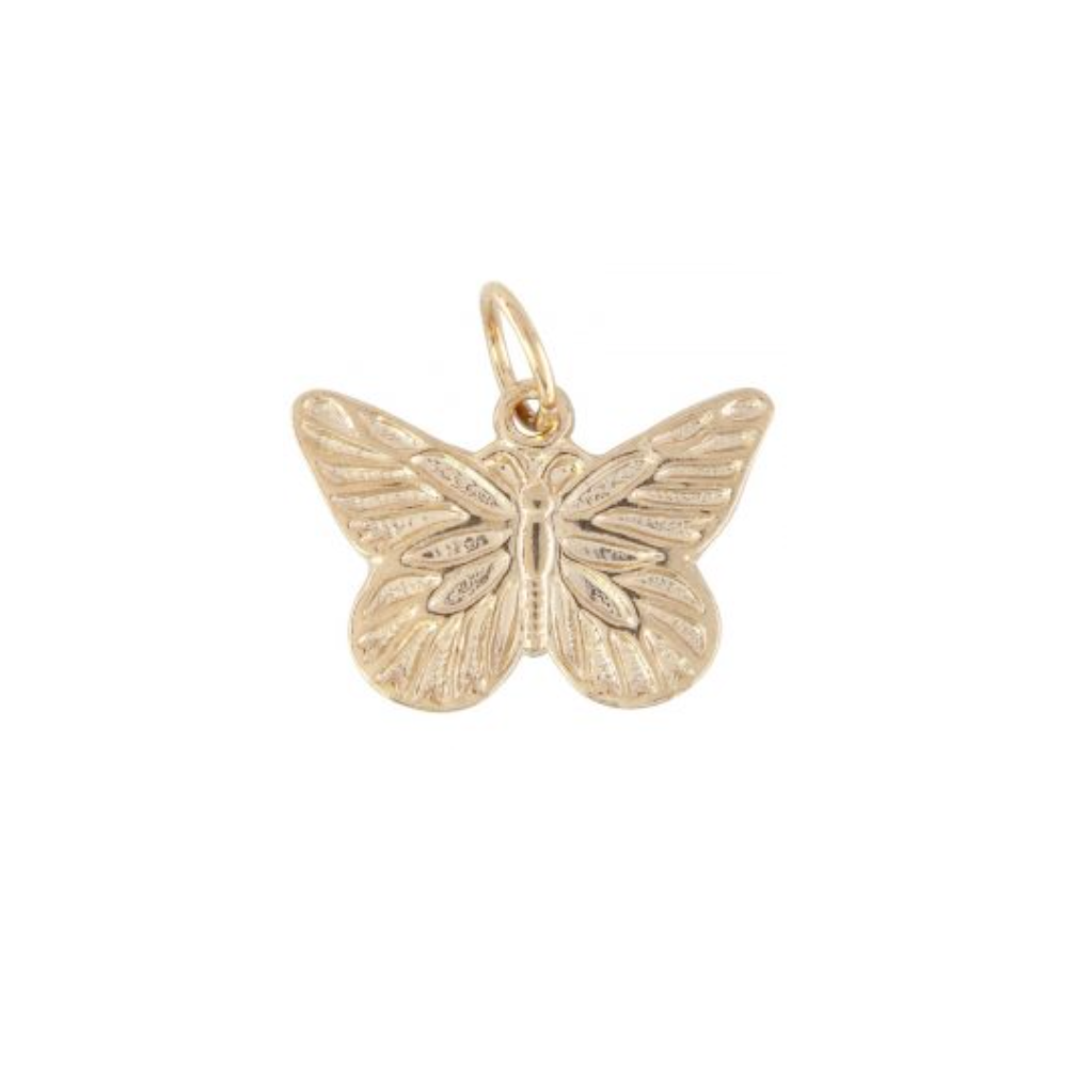 Gold Fill Butterfly Pendant