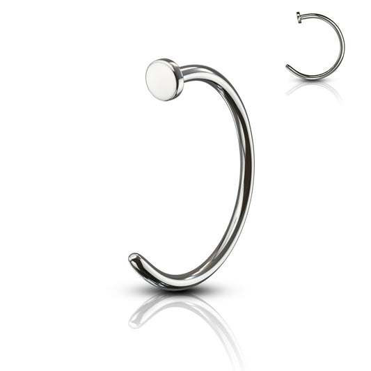 Flat Back Nose Hoop