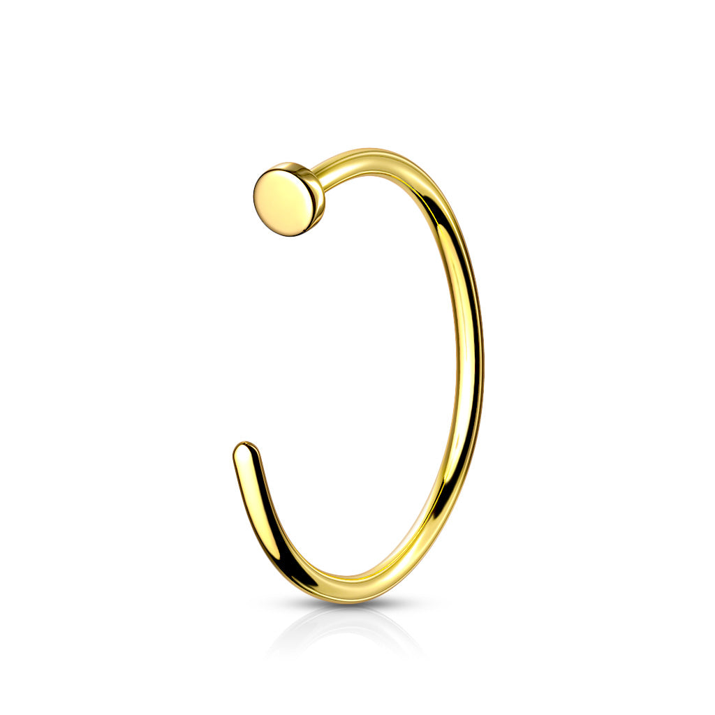 Flat Back Nose Hoop