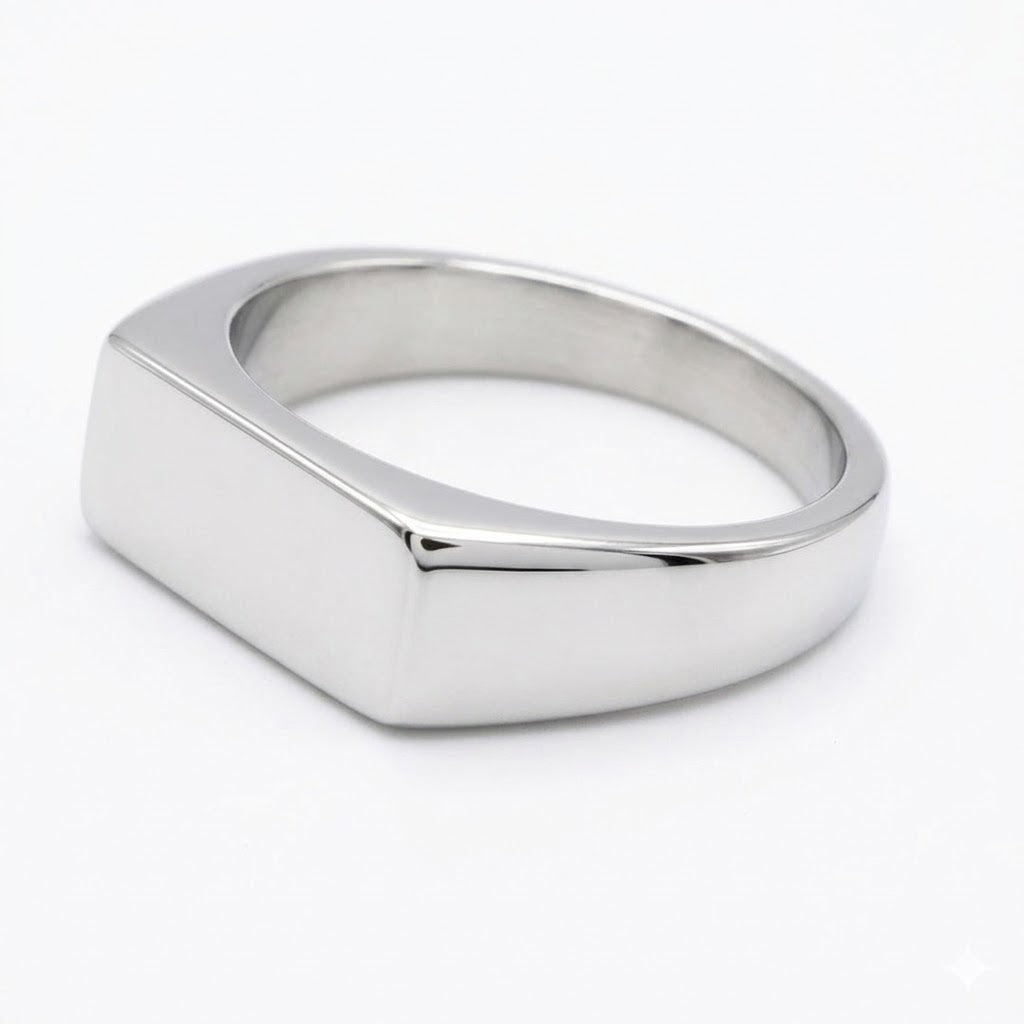 Steel Signet Ring
