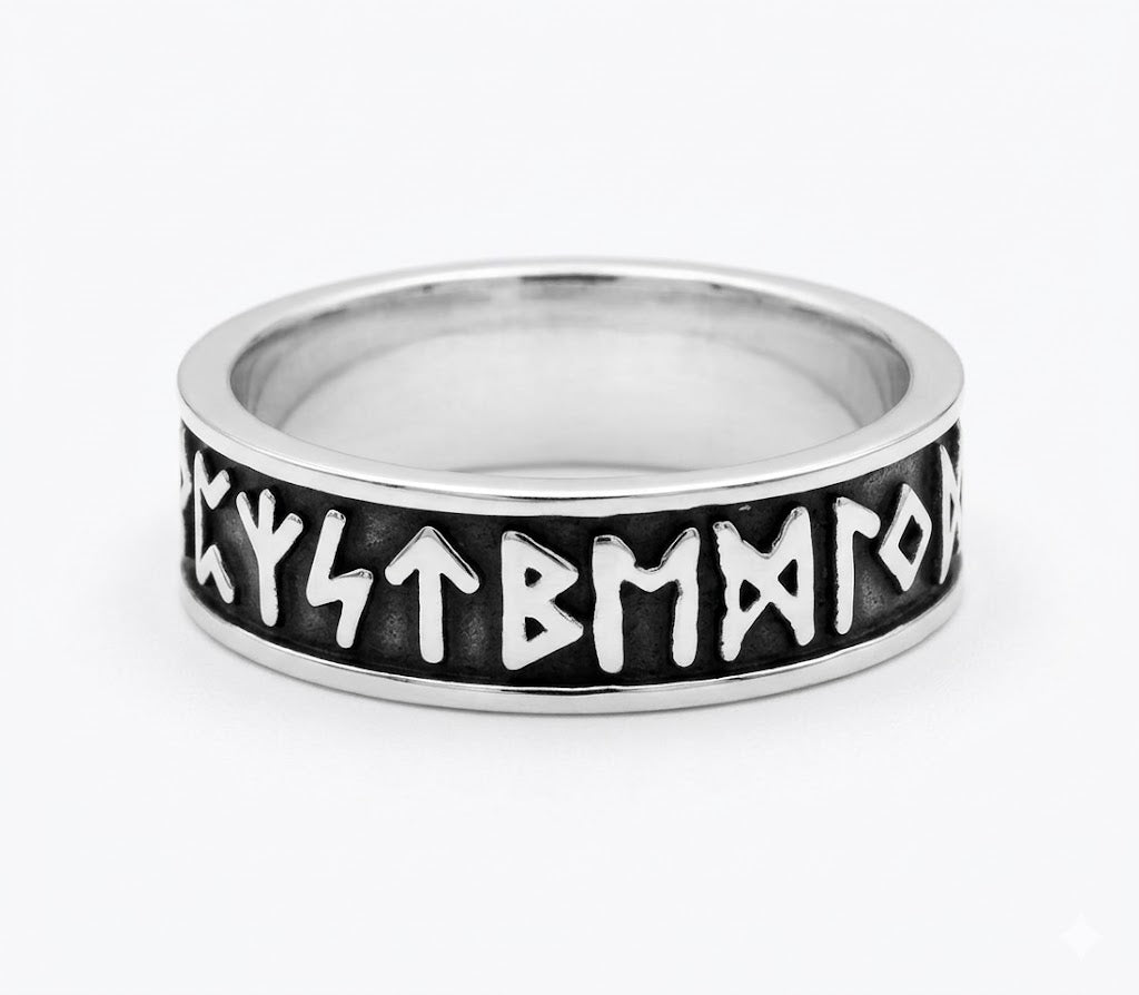 Steel Runes Ring