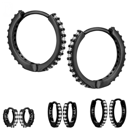 CZ Huggie Hoop
