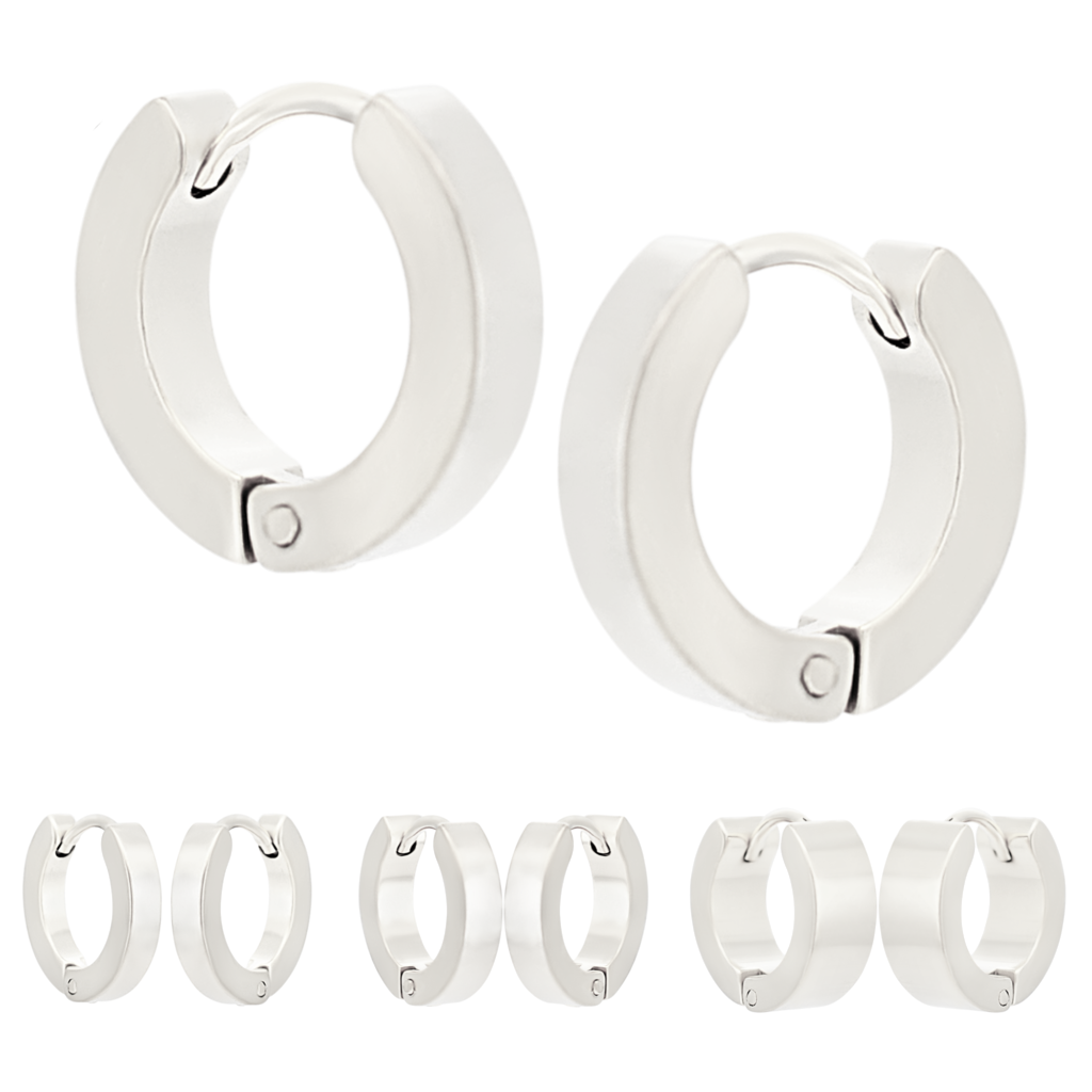 Flat Huggie Hoop