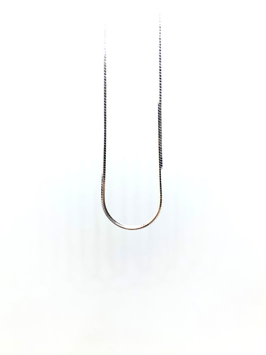 Fine 8 Sided Snake Chain