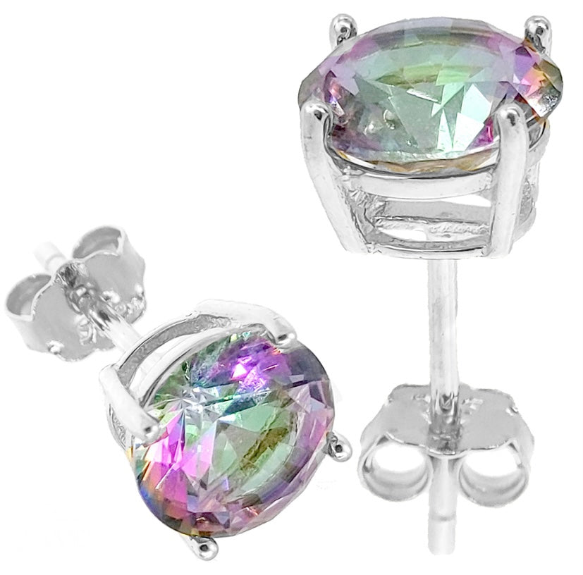 Round Cubic Zirconium Earrings