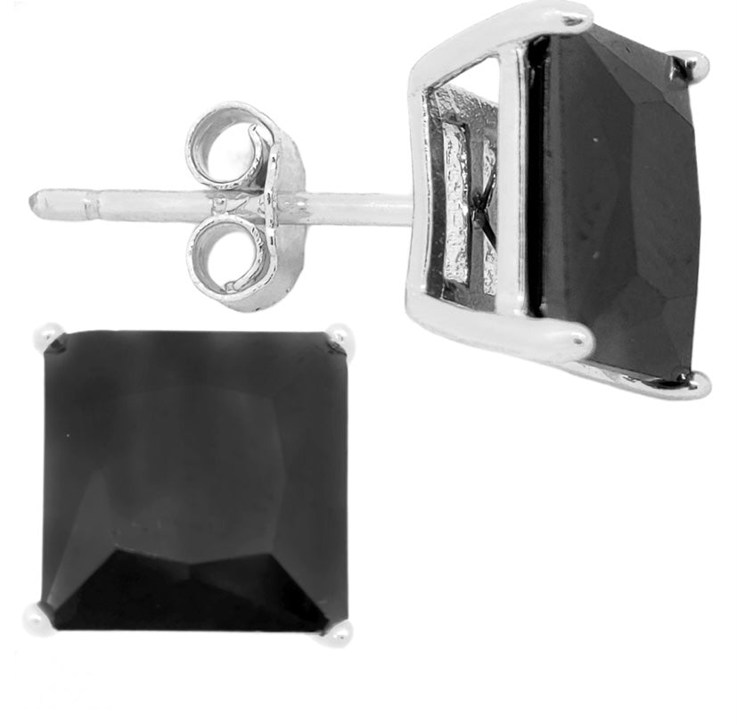 Square Cubic Zirconium Earrings