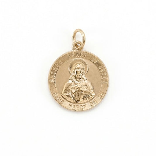 Gold Fill Jesus Pendant