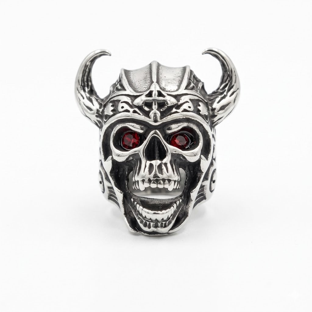 Steel Skull Ring