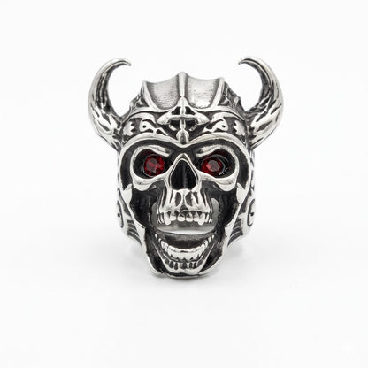 Steel Skull Ring