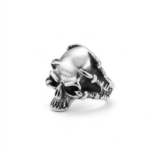 Steel Skull Ring