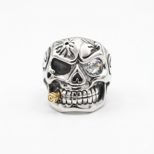 Steel Skull Ring