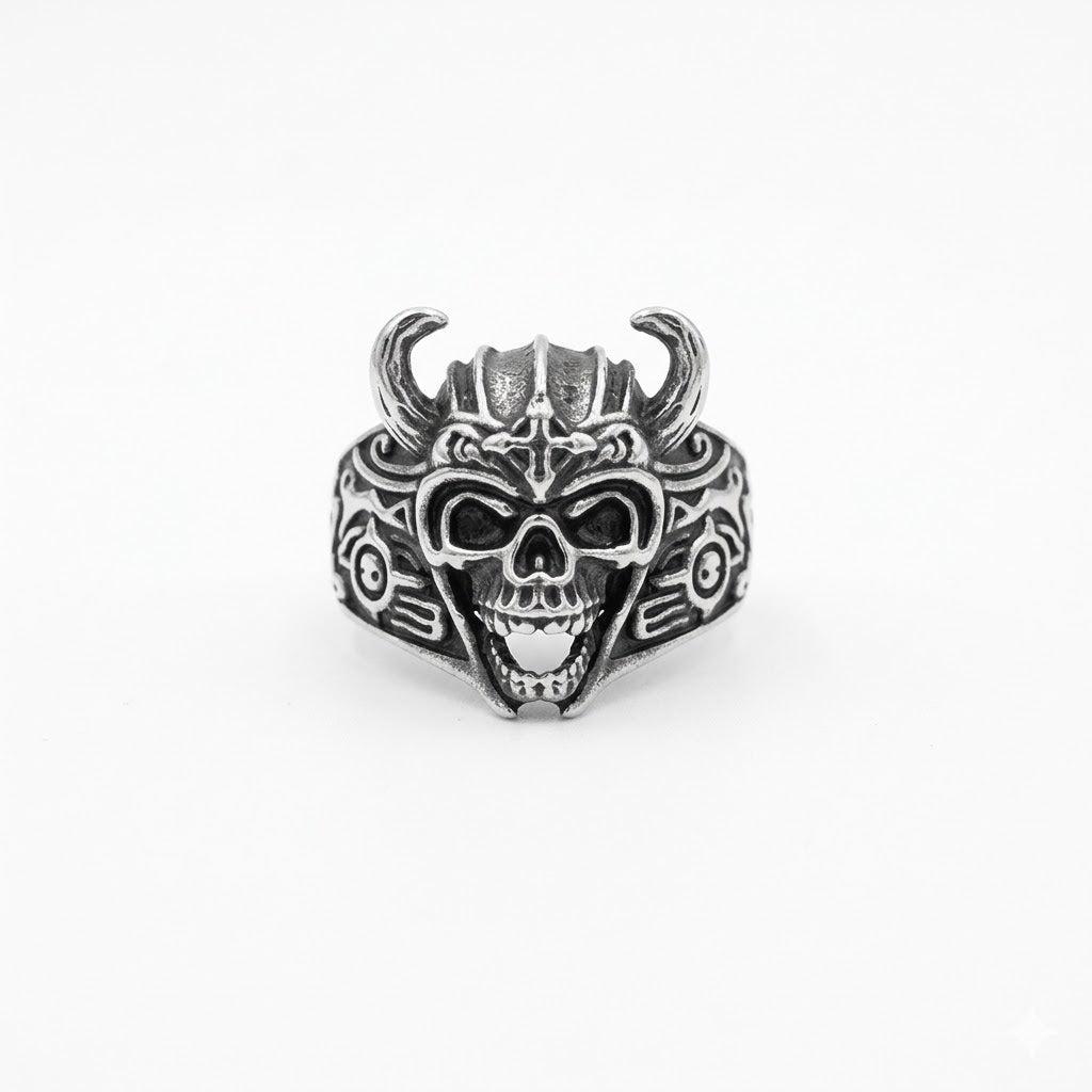 Steel Skull Ring