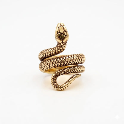 Steel Snake Ring