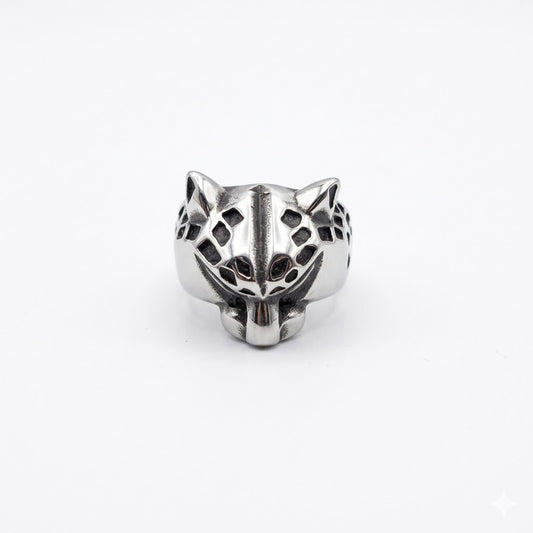 Steel Jaguar Ring