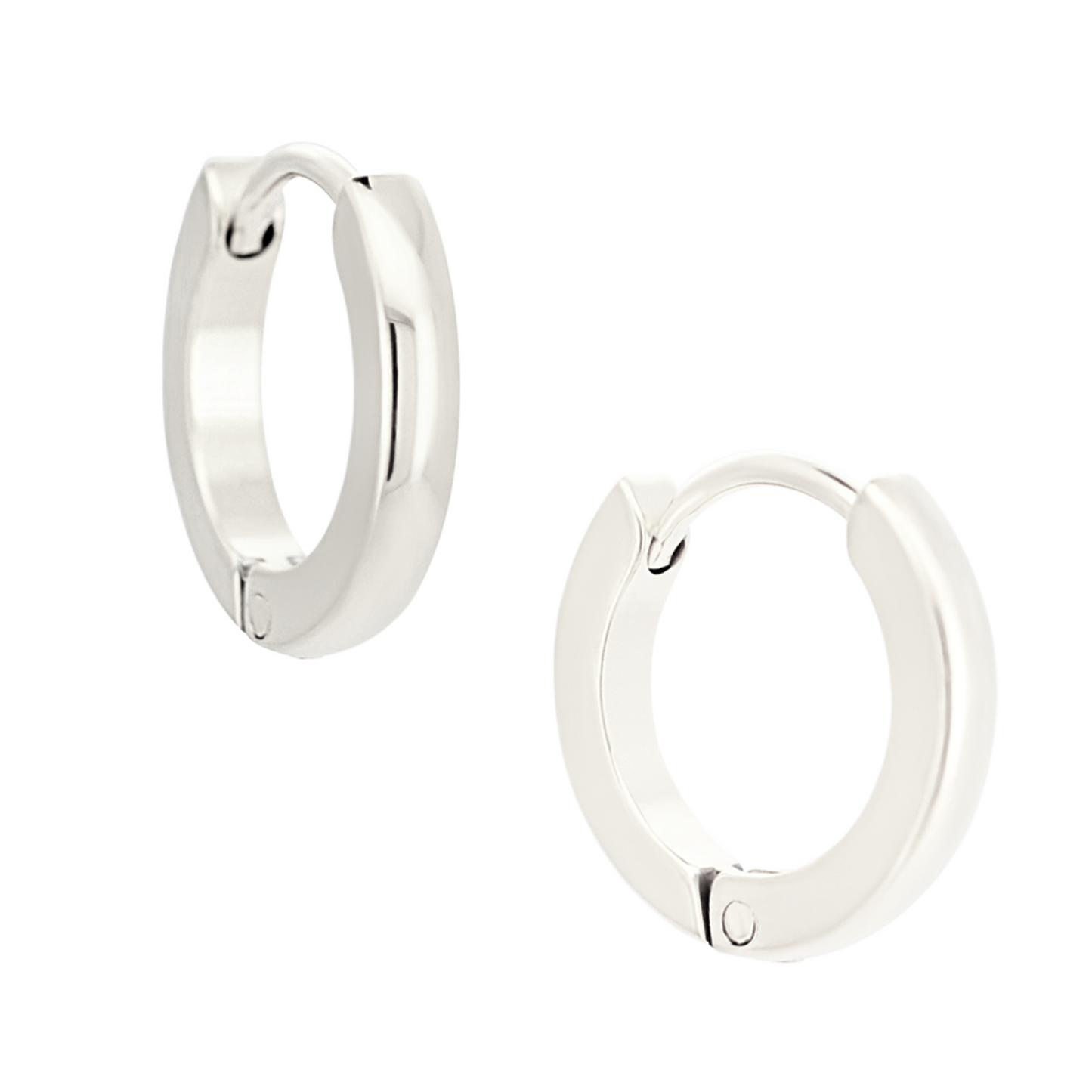 Round Huggie Hoop