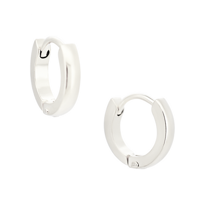 Round Huggie Hoop