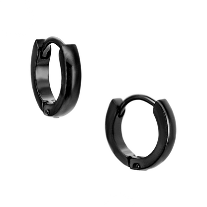 Round Huggie Hoop