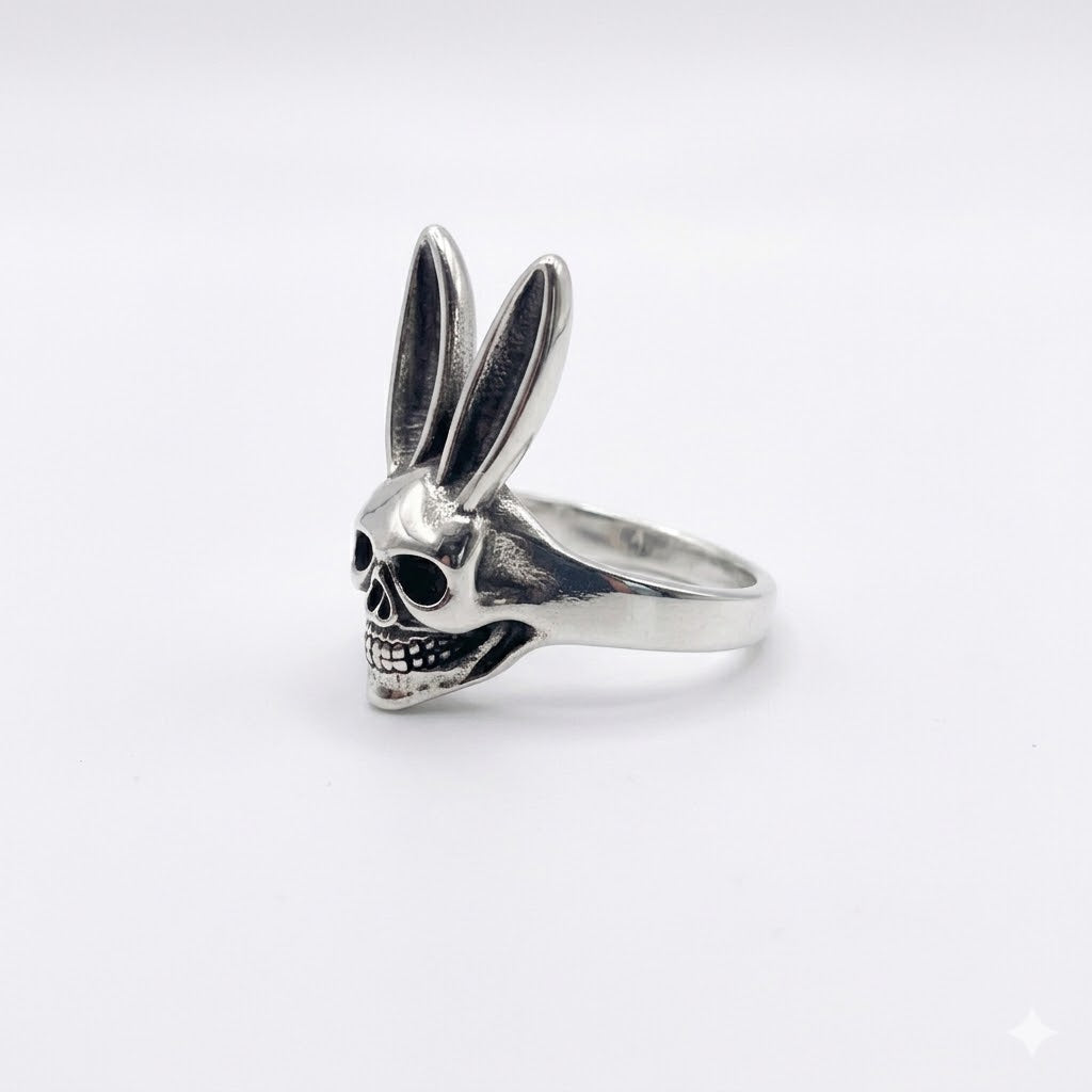 Steel Skull Ring