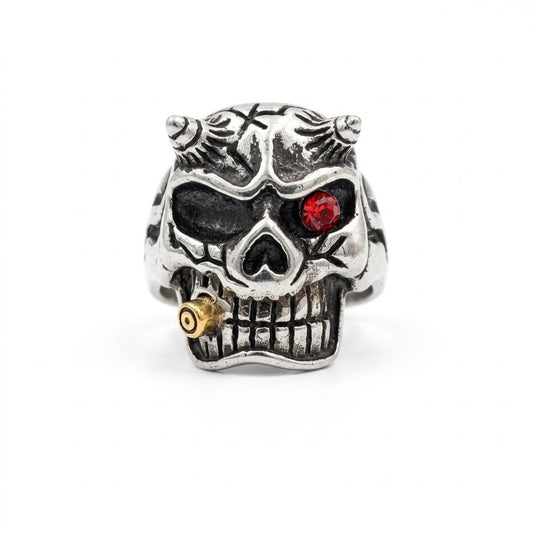Steel Skull Ring