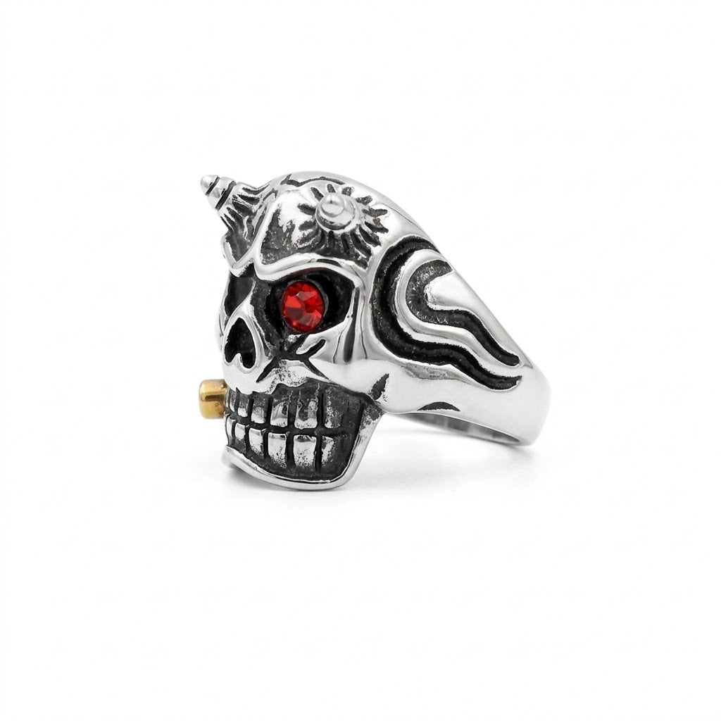 Steel Skull Ring