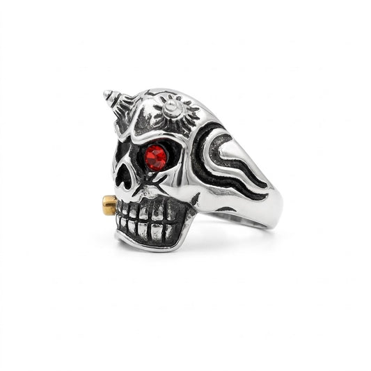 Steel Skull Ring