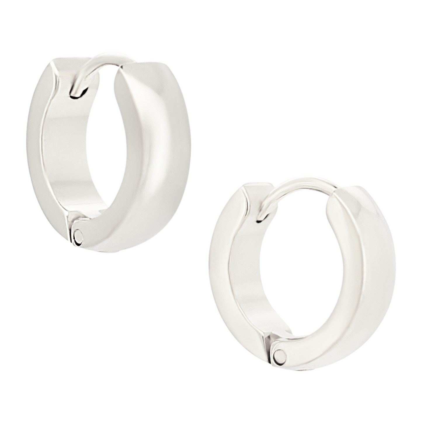Round Huggie Hoop