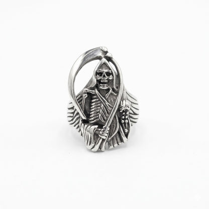 Steel Skull Ring