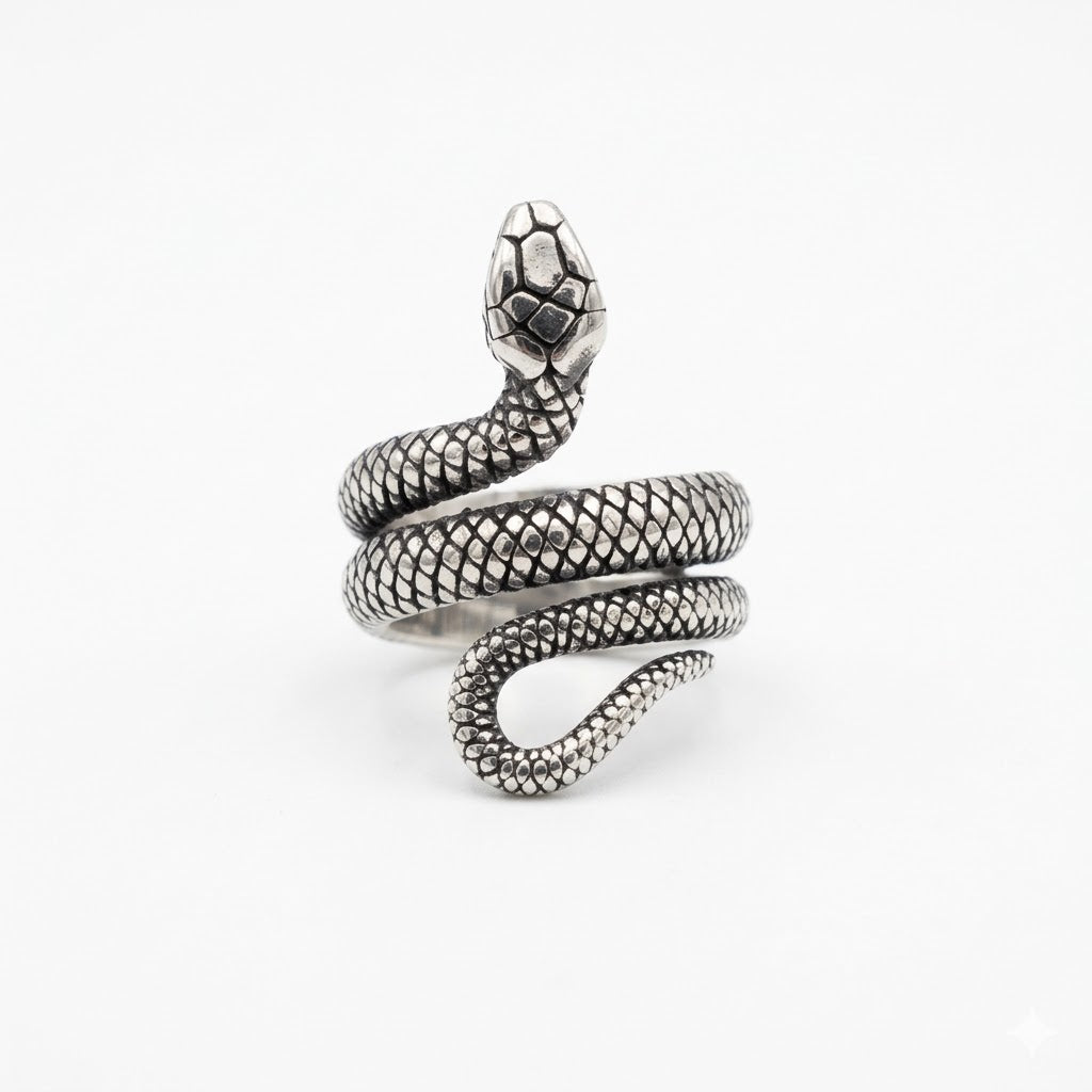 Steel Snake Ring