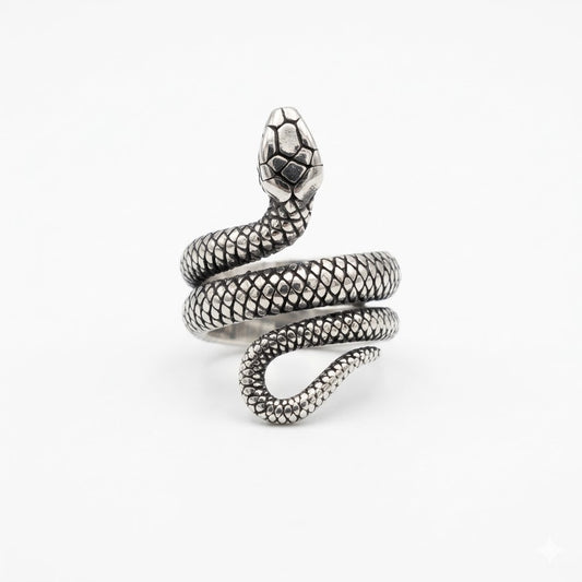 Steel Snake Ring