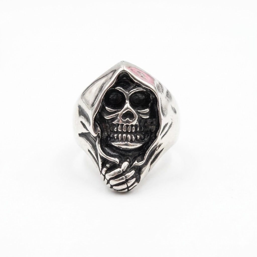Steel Skull Ring
