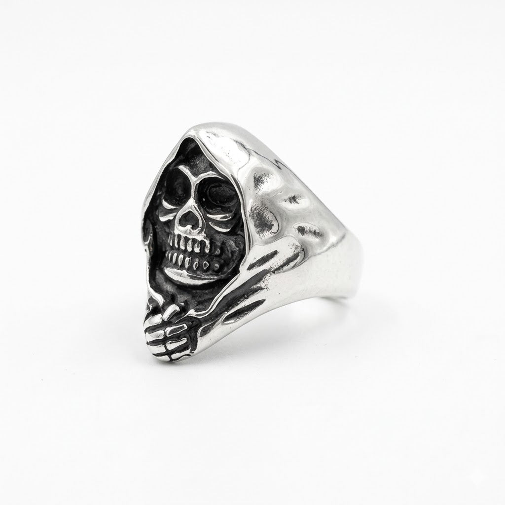 Steel Skull Ring