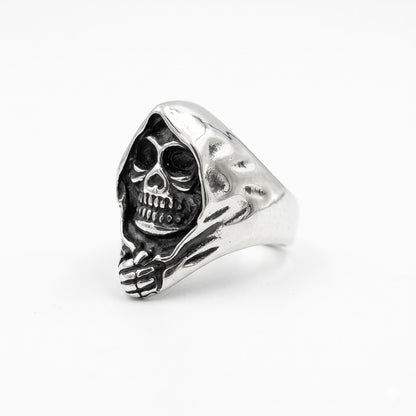 Steel Skull Ring