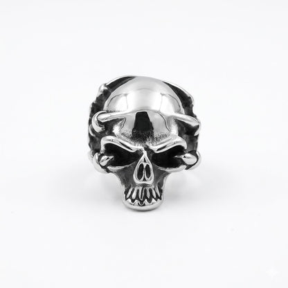Steel Skull Ring