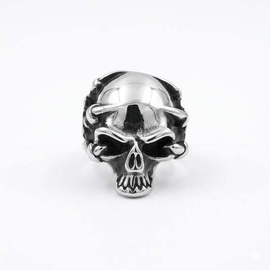 Steel Skull Ring