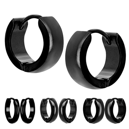 Round Huggie Hoop
