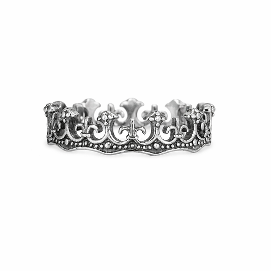 Steel Crown Ring