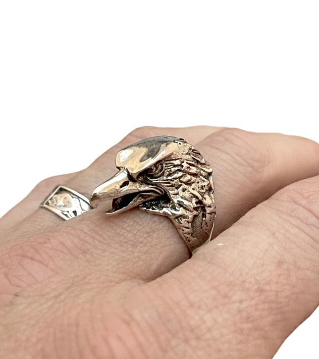 Sterling Eagle Ring