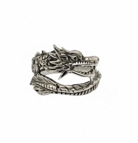 Sterling Dragon Ring