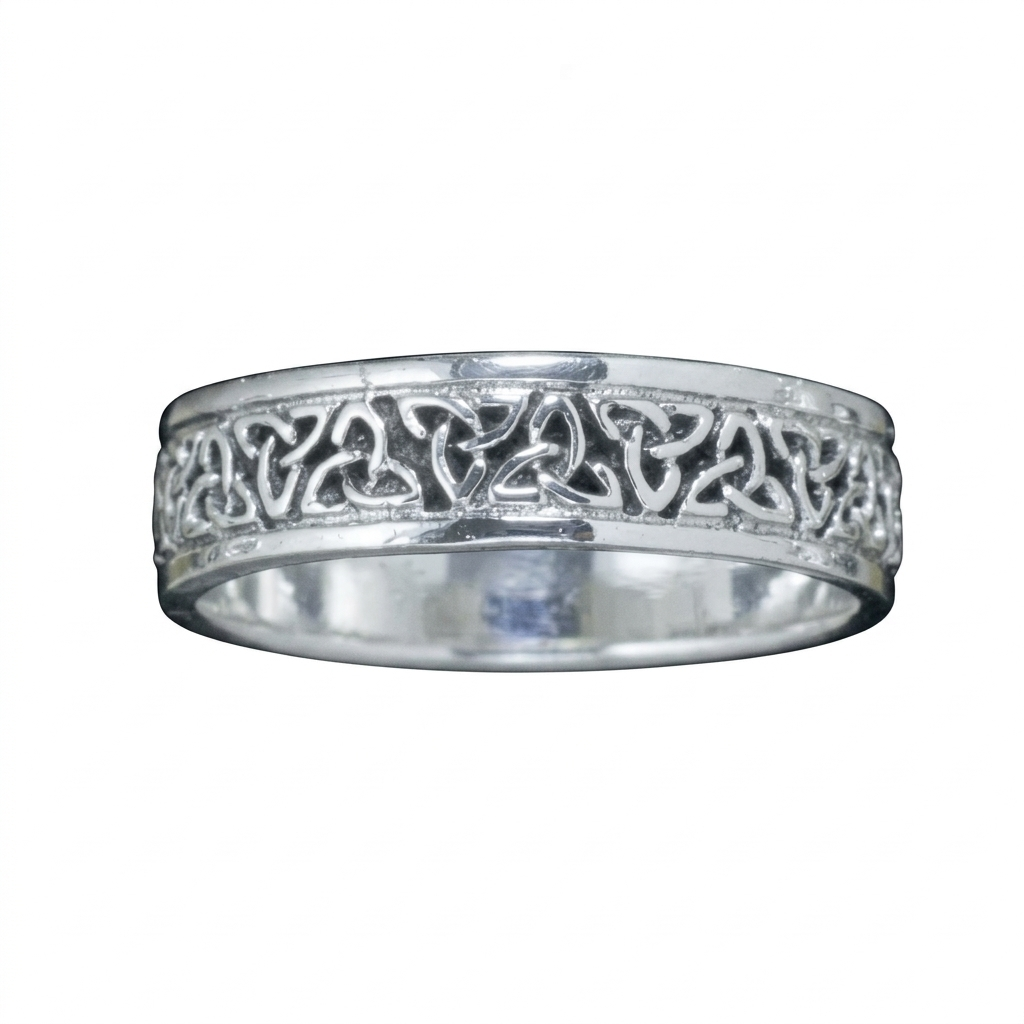 Sterling Triquetra Band