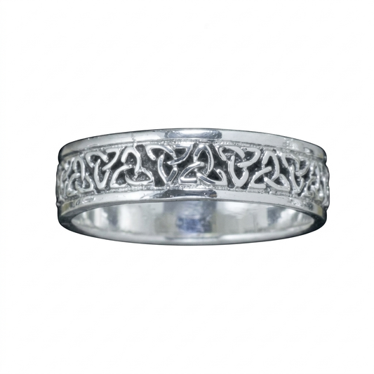 Sterling Triquetra Band