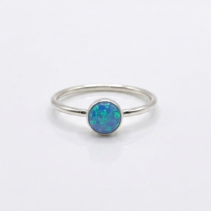 Sterling Opal Ring