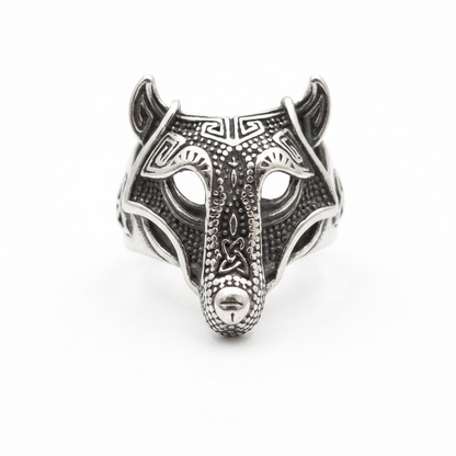 Steel Wolf Ring