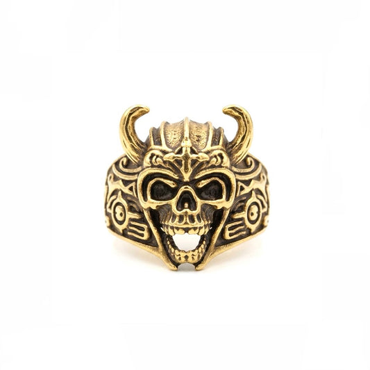 Steel Skull Ring