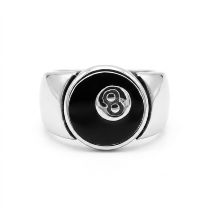 Steel 8-Ball Ring