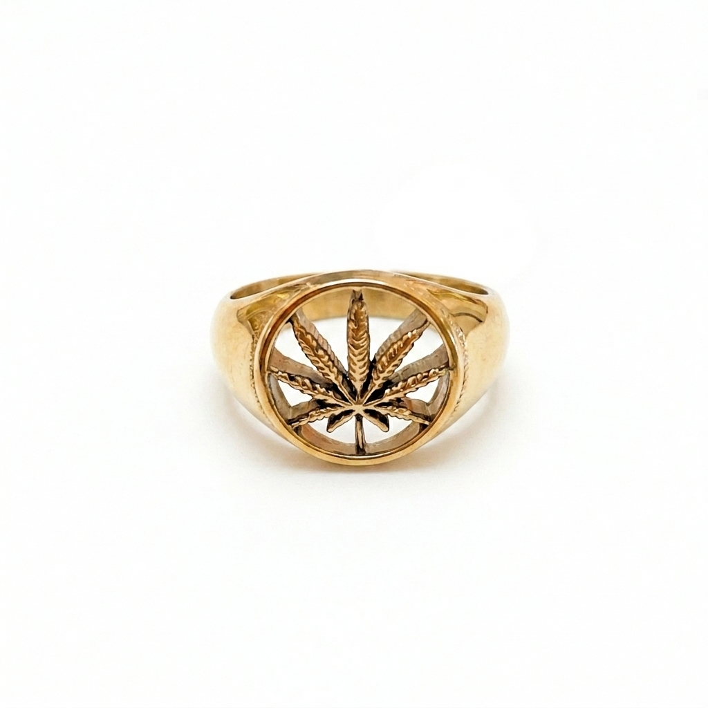 Steel Cannabis Ring