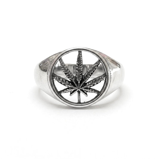 Steel Cannabis Ring