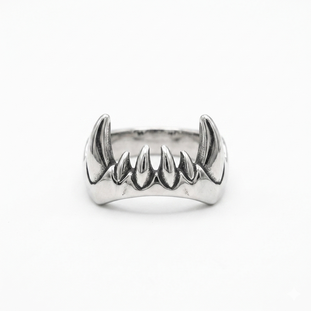 Steel Teeth Ring