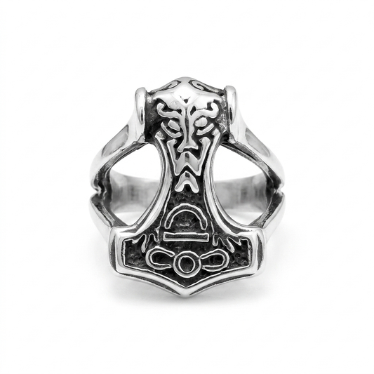 Steel Hammer Ring