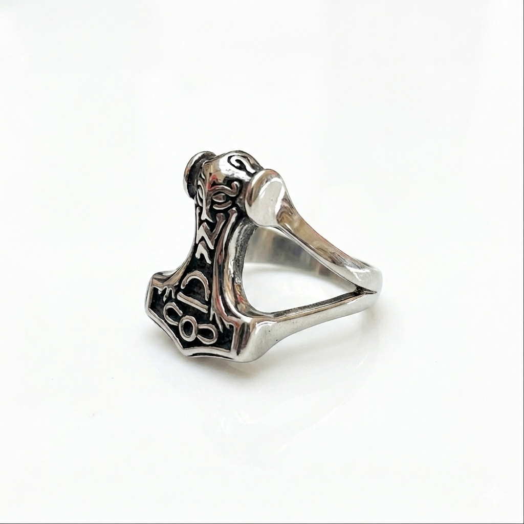 Steel Hammer Ring
