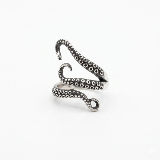 Steel Tentacle Ring